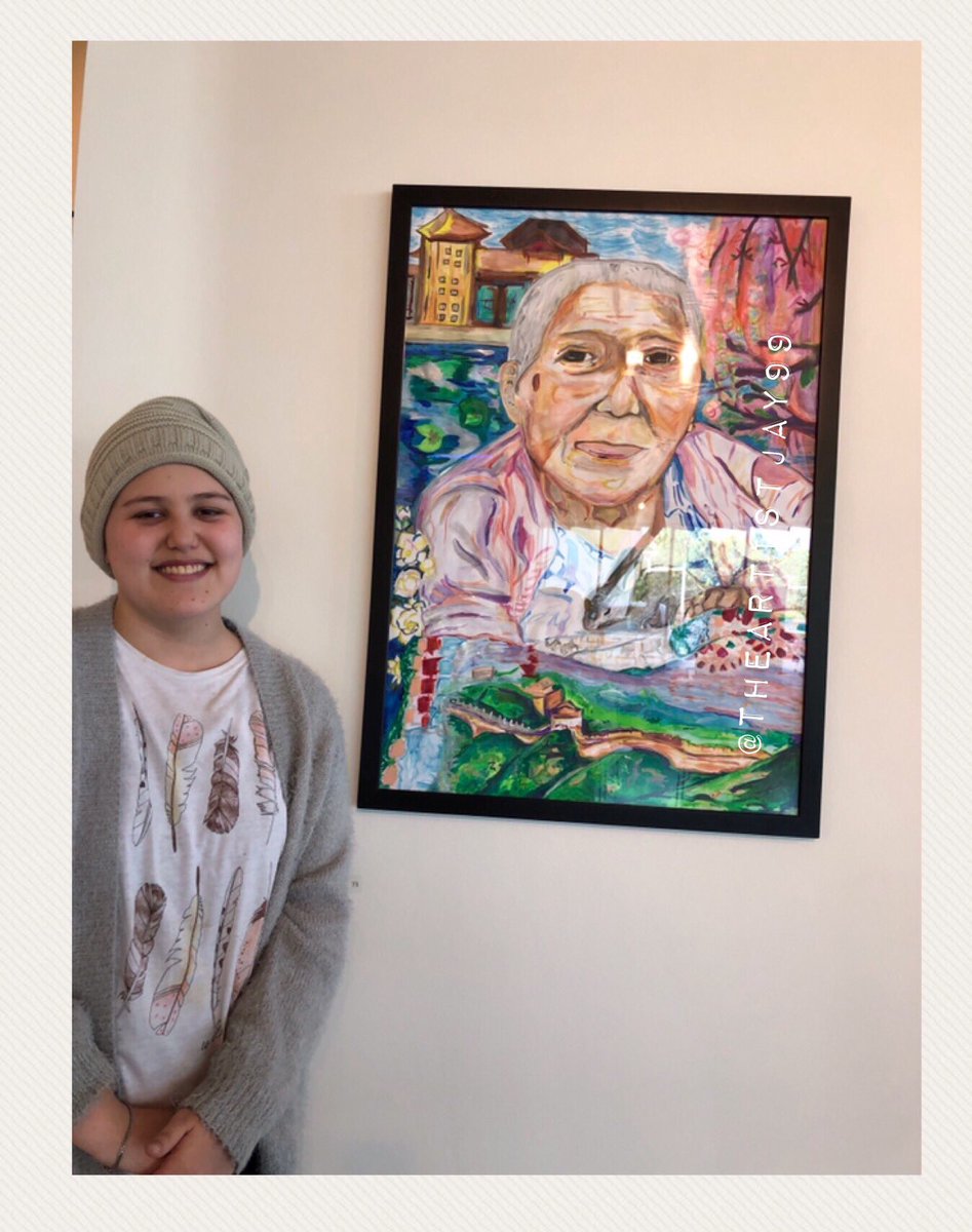 TheArtistJay99's tweet photo. Swipe for more information👉🏼
#art #portrait #realism #expressionism #Grandma 
Ƭιтℓɛ: My Grandmother 
Ƨʋвʝɛcт: My 90 year old Grandma. Who died during this process of my #artwork 
Ɯнɛяɛ: Canberra, Belconnen Arts Centre (8.12.17-28.01.18) 
🌸R.I.P 🐇E.O🐇🌸

1929-2017💖🕊 https://t.co/fl1CNXeB8n