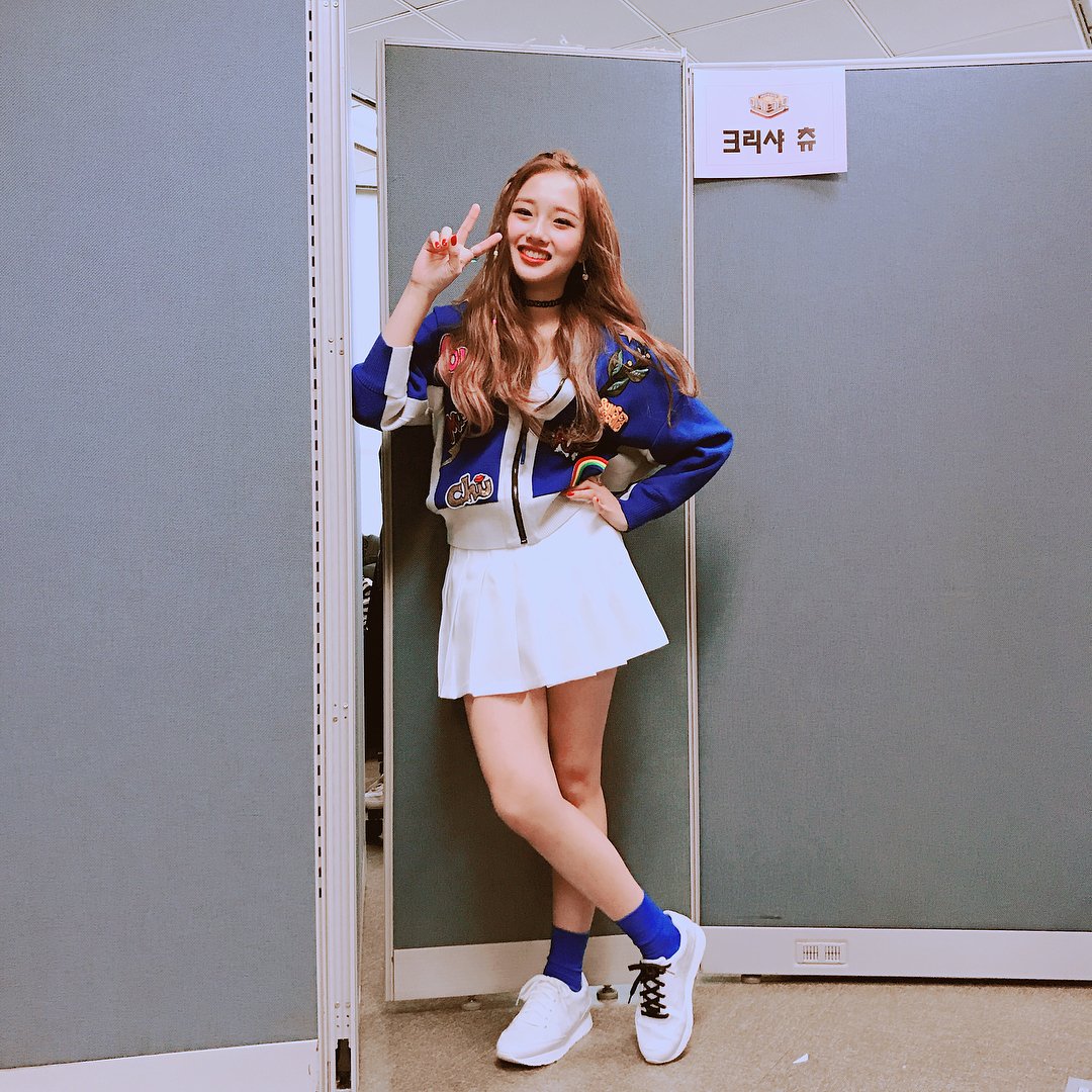 KrieshaTiu_PH's tweet photo. 180128 Kriesha Chu (krieshachu_official) IG update:

오늘도 팬분들과 함께한 Pumping~💕 이따 팬사인회에서 만나요! 
#Pumping #kriesha_chu #인기가요 #Sunset_Dream

#KrieshaChu #크리샤츄 https://t.co/XeHrmwnOq5