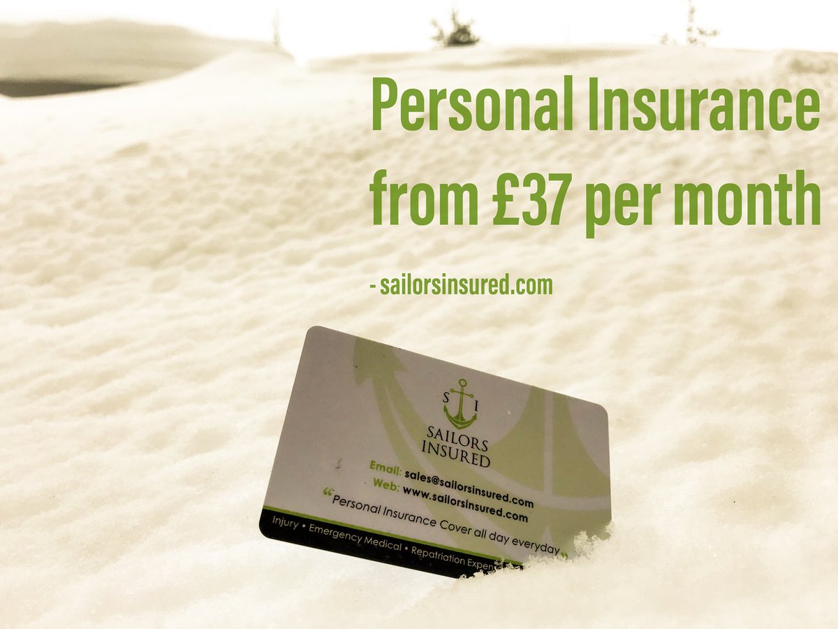 Can you afford not to cover yourself.  Personal insurance for inderviduals in the yachting industry #YachtLife #sailor #maritime