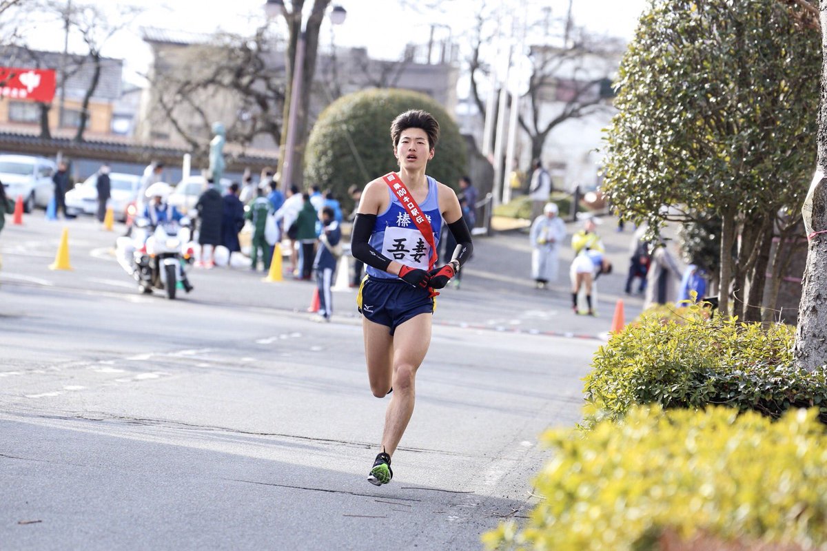 kyo07_12ya's tweet photo. #群馬100km駅伝 

◇3区
＊吉野 翔(国士舘大・吾妻) https://t.co/LYKu9YvDtr