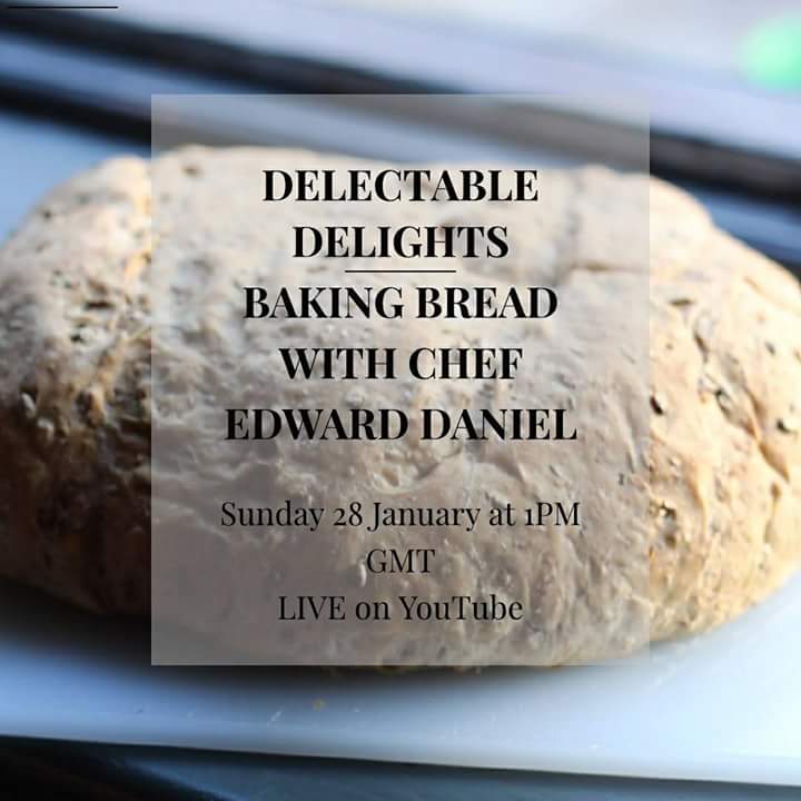 ethivegan's tweet image. Don't forget to join me today at 13:00 GMT for a live cooking show! This Sunday I'll share my tips for a perfect bread! #livestream #cookingsession