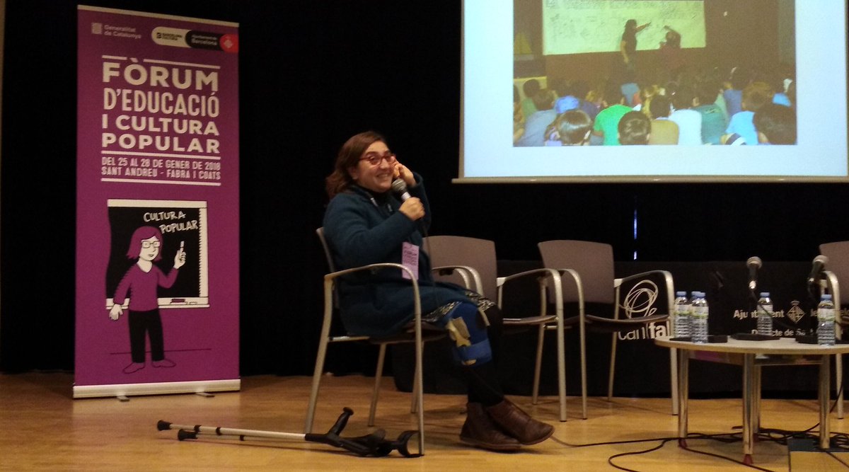 tradicionalsc's tweet photo. Avui presentem a @educulturapop «El conte com a eina de transmissió de la cultura tradicional»
#educp #SomCulturaPopular #educació #culturapopular #SantCugat #juntsfemcultura2018 https://t.co/3b79z7BpcJ