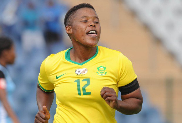 NalediChirwa's tweet photo. The first AFRICAN footballer to score 100 international goals. Let. That. Sink. In.

The best of the best😍Portia Modise https://t.co/eJmfAF6oPS