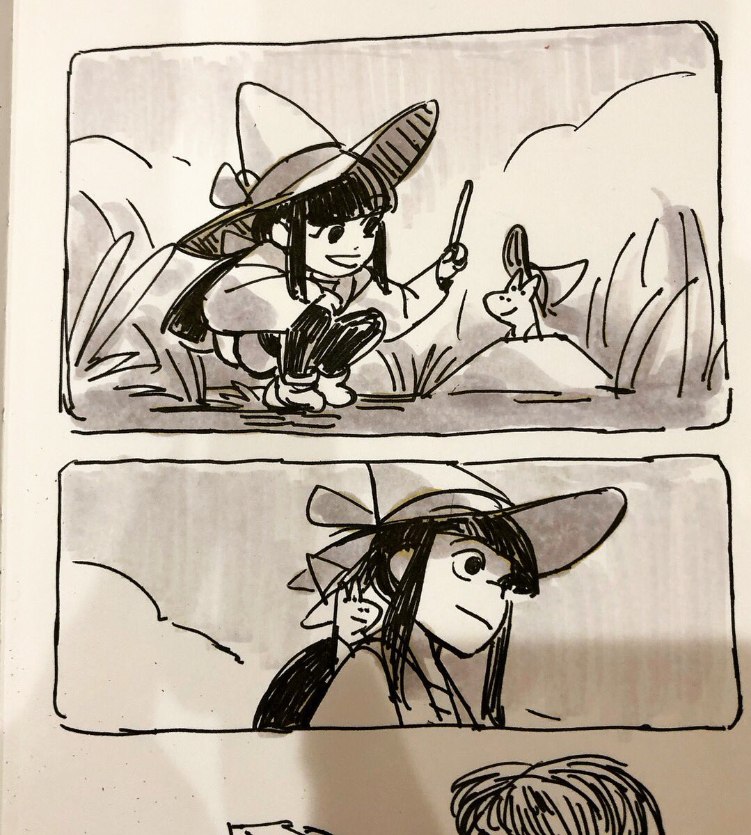 Drawings from today w/ a sketchhangout with @allisonsmithart . First time I've really been able to draw for myself in a while! 