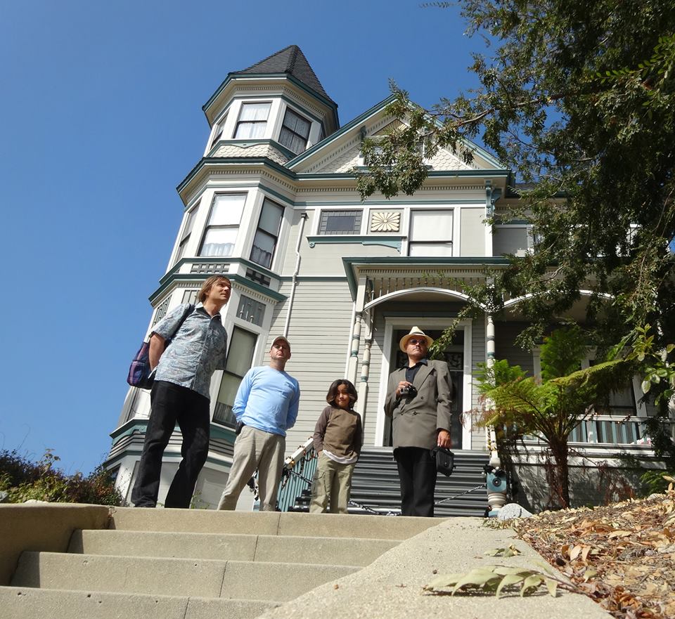 [Happy birthday to Jack Hill, director of SPIDER BABY! Here we are celebrating in front of the Spider Baby House.] 