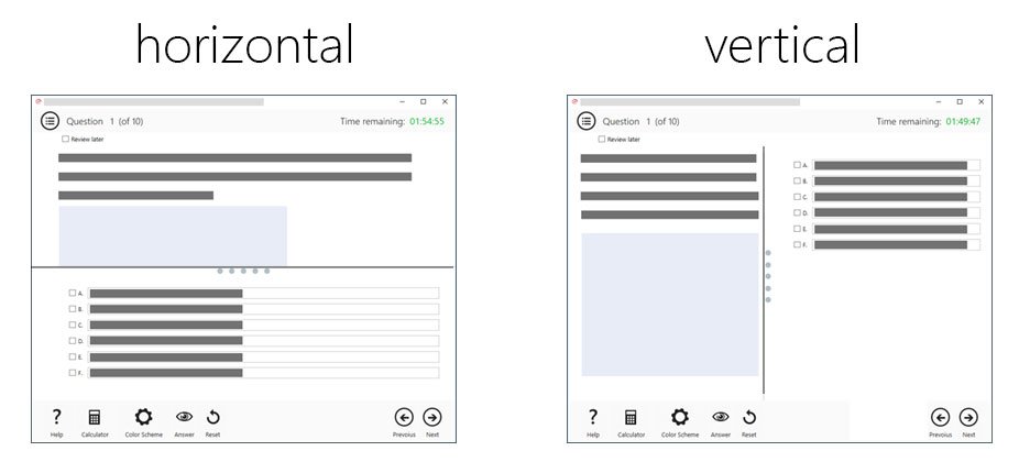 ProfExamApp's tweet photo. ProfExam Simulator  6.2.1801.2803 (for Windows).
Horizontal and vertical layouts! This is really useful.
https://t.co/XbWLqIPZy8 https://t.co/sU0JK4ZjT5