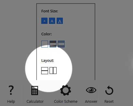 ProfExam Simulator  6.2.1801.2803 (for Windows).
Horizontal and vertical layouts! This is really useful.
profexam.com