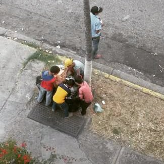 jesusmedinae's tweet photo. ¡Atención! Nicolás Maduro está acelerando el genocidio contra los niños de Venezuela. Estos infantes estan comiendo de la basura para sobrevivir, sucedió en el Edo. Carabobobo en la Av Bolívar, frente a la panadería "Rima "Pueblo" https://t.co/FTzO3XR5xi