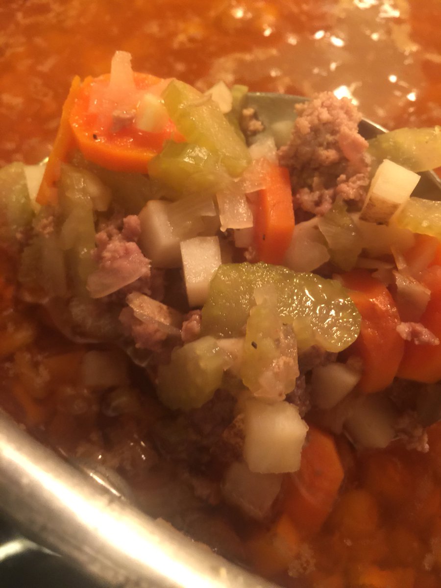 RoamingBuffalo1's tweet photo. Finally beer bacon burger soup our entry in the @flyingbison contest for @BuffaloSoup #Soupfest2018 https://t.co/LJn4IMxGDD