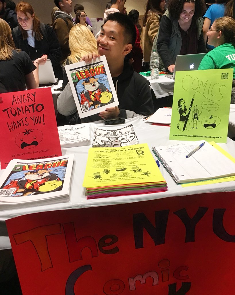 nyucomics's tweet photo. Clubfest was a success!! #newyorkuniversity https://t.co/1dalk2mYpG