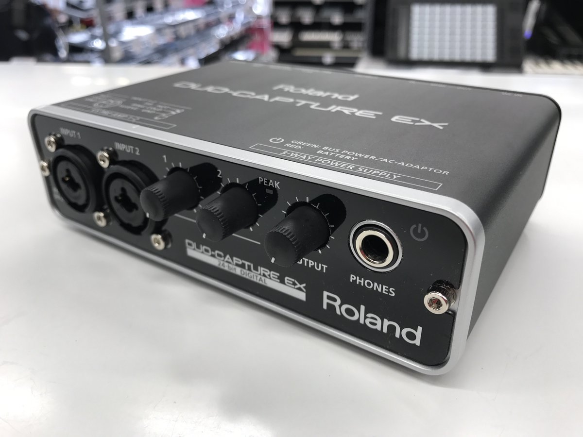 creatorsland's tweet photo. 中古数点準備できました!
まずは #ROLAND の「#UA22(Duo CaptureEX)」のご案内です。
若干傷ありですがお値段は8,480円(税抜)となります。
#DAW #DTM #AUDIOIF https://t.co/seeoWXCLrl