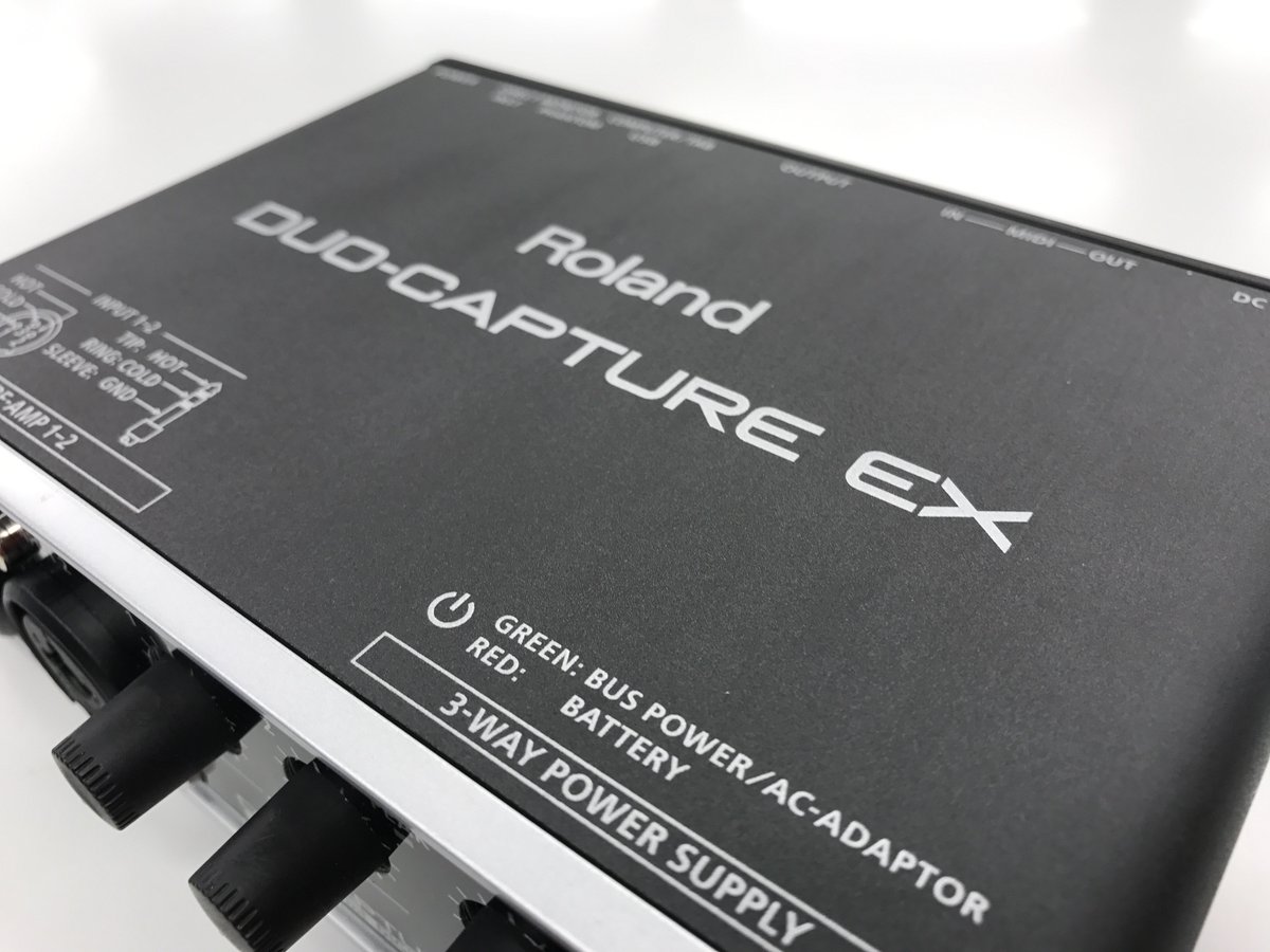 creatorsland's tweet photo. 中古数点準備できました!
まずは #ROLAND の「#UA22(Duo CaptureEX)」のご案内です。
若干傷ありですがお値段は8,480円(税抜)となります。
#DAW #DTM #AUDIOIF https://t.co/seeoWXCLrl