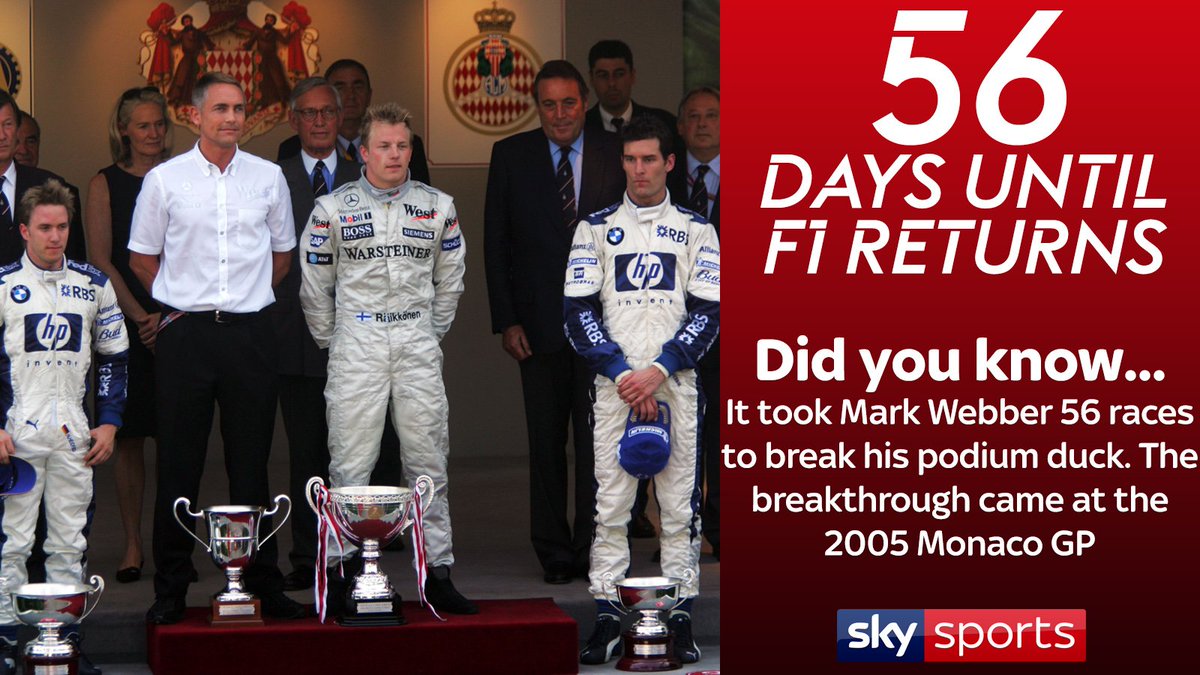SkySportsF1's tweet photo. 56 days until F1 race action returns! #SkyF1 #F1 #AustralianGP https://t.co/V0J7Zvwp1D