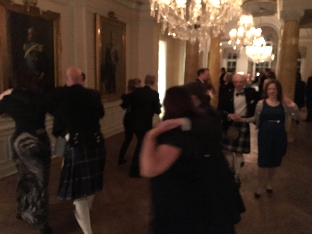 AidanLiddle's tweet photo. Had a great time at the Caledonian Society’s Burns Supper at beautiful Livgardets Dragoner mess #BurnsNight2018 #ukswe https://t.co/KoYJq8gMUg