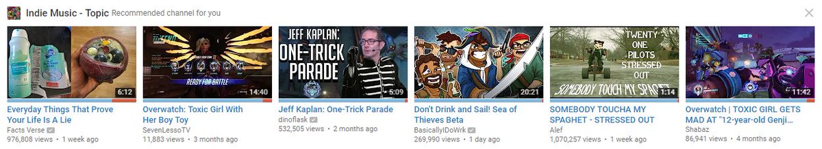 AmazingAdomee's tweet photo. Love how YouTube is supporting independent musicians by putting them on the recommended page. https://t.co/dr58cUWmyg