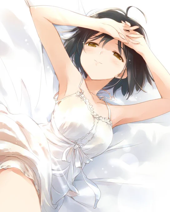 茄子さん
いつもと違う塗り描きをしようと思いつつ大して変わっていない感 #imas_cg 
