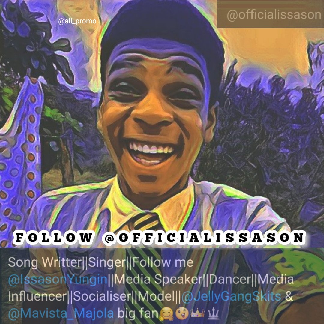 all_promo's tweet photo. FOLLOW @officialissason #follow #Promote #FolloForFolloBack #music #songwriter #promo #allpromo #trending #hashtags https://t.co/n2CaReX369