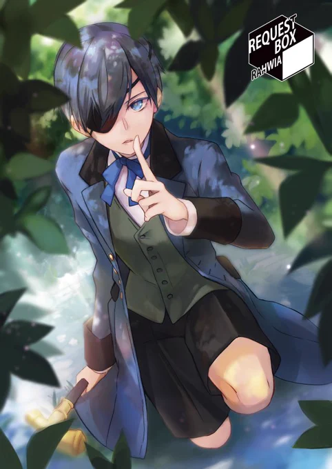 黒執事のシエルくんの「しーっ」ってしてるところ
#気が向いたら描くリクエストボックス
#REQUEST_BOX_RAHWIA 