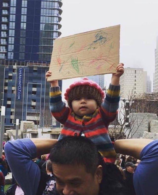 rabihalameddine's tweet photo. Best protest sign ever.
From women's march, 2017 https://t.co/F5DeJ1ZgMu