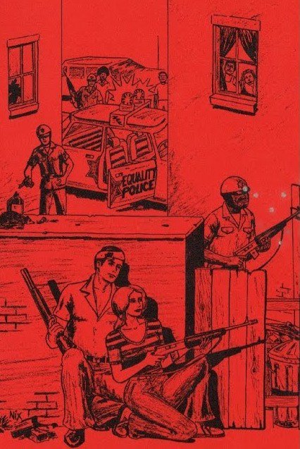 djempacha's tweet photo. Tamamı Kürd, Arnavud ve Çerkezlerden oluşan «Eşitlik Polisi», hayâtta kalan son Türk mahallesine hücûm ediyor. Türkiye Cumhûriyeti, 2080. https://t.co/pGU7oDe1DC