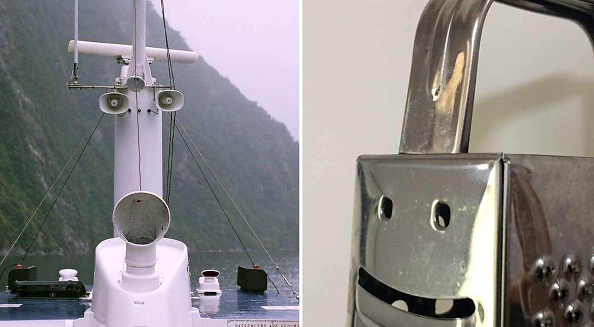 BBC's tweet photo. 🤔 Why do we see faces in unexpected places?

'Pareidolia' is the psychological phenomenon of spotting familiar patterns in random data.
👉 https://t.co/ZBx6bHY9MT https://t.co/Y6elcYmtBM