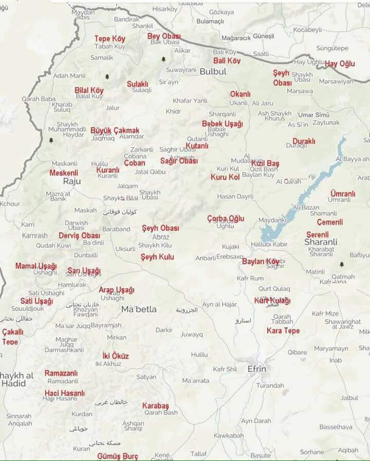 Suriye de ne işimiz var diyenler 
Köy kasaba ilce isimlerini bir kez daha okusalar belki anlarlar...