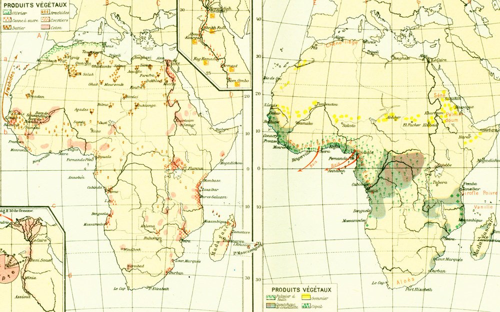 sofrenchvintage's tweet image. 1950 Africa Maps Economic Original antique Poster Large Size  Historical… tuppu.net/b26067fb #Etsy #EconomicMap