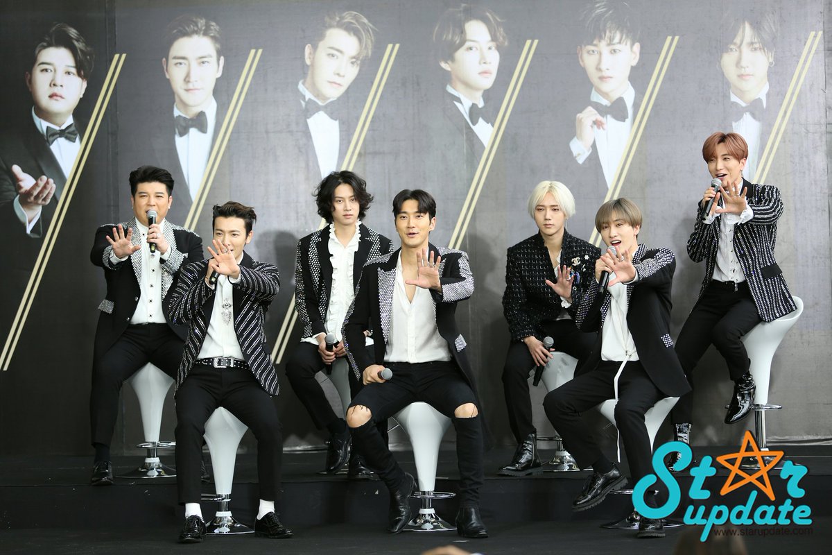 180128 press conference 
#SJ #SuperShow7inbkk
#Eunhyuk #Donghae #Leeteuk #Yesung #Heechul #Siwon #Shindong #SUPERJUNIOR #슈퍼주니어 #SuperShow7 #SS7  #SS7inBKK