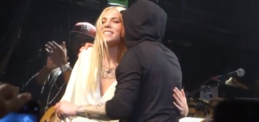 Eminem News on Twitter: "Eminem and Skylar Grey during their