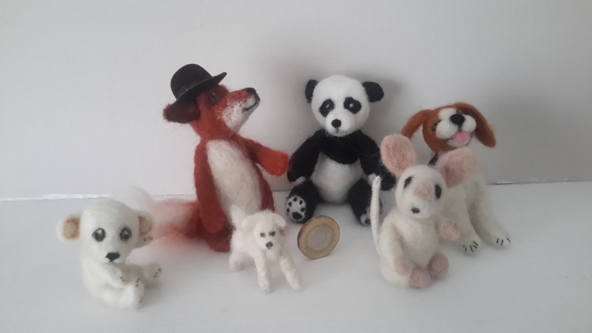 BruceDobson5's tweet photo. Some more recent additions to my needle felted creations https://t.co/DftaTQz9E5