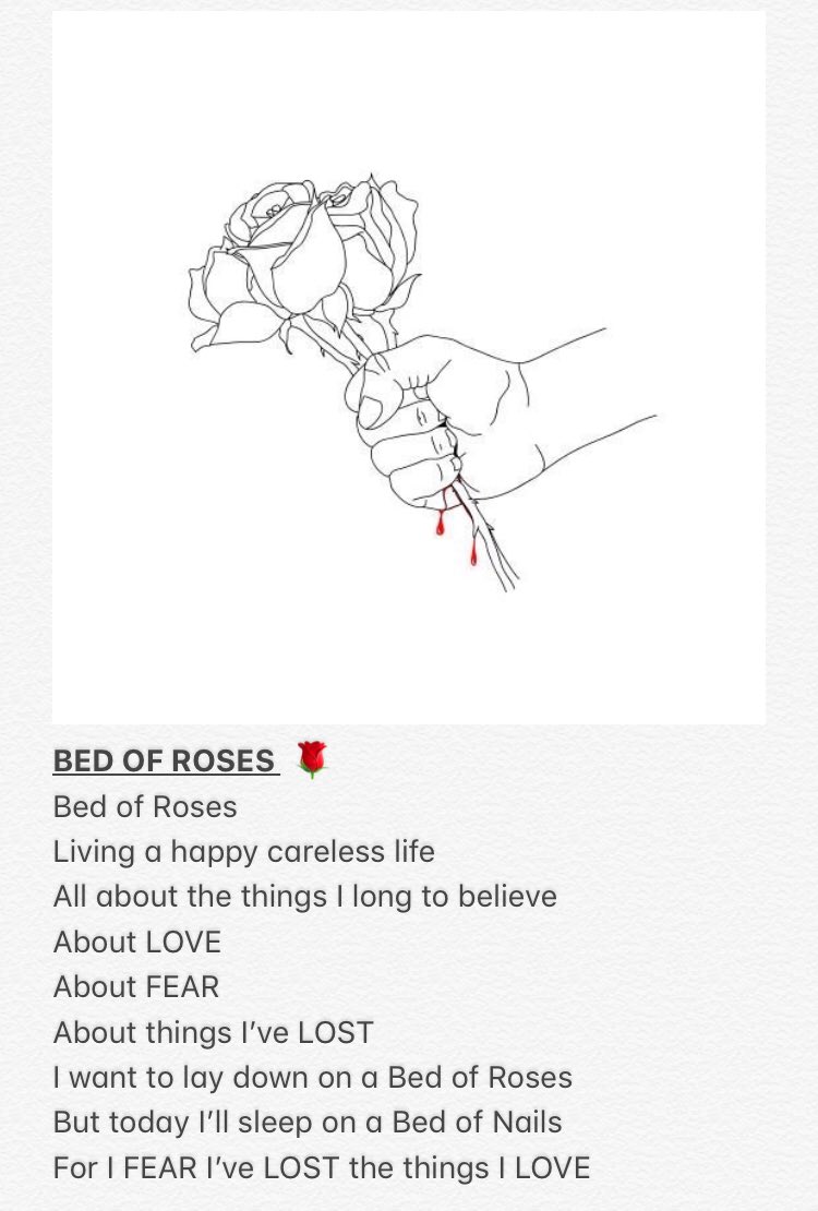 investor_kc's tweet photo. In my Bed of Roses I hope to find comfort. #BORCDBSW https://t.co/ULWrWLxnp3