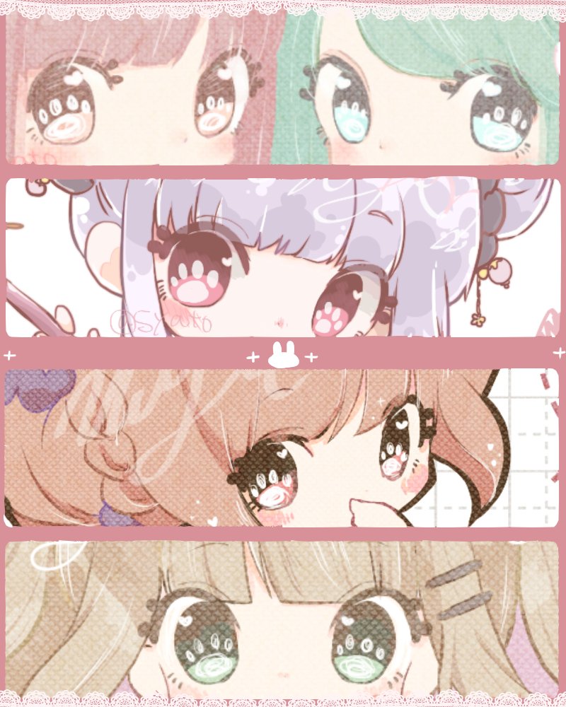 *✨❤こだわりは、瞳に肉球があるところです(⋈◍>◡<◍)。✧♡
よろしくお願いいたします~!無言でお迎えすること、あるかも?かも!
#目だけで私の絵気になるよって人RT