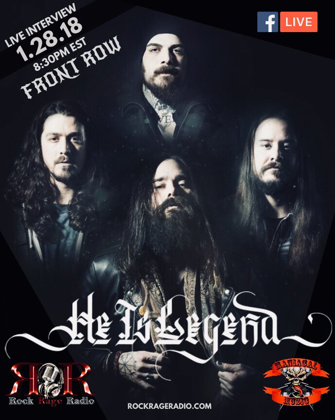 Tonight <a href="/MyRockrageradio/">RockRageRadio</a> <a href="/rockrageradioRR/">Rock Rage</a> <a href="/HeIsLegendNC/">He Is Legend</a> @markwinder8 #Wereverywhere