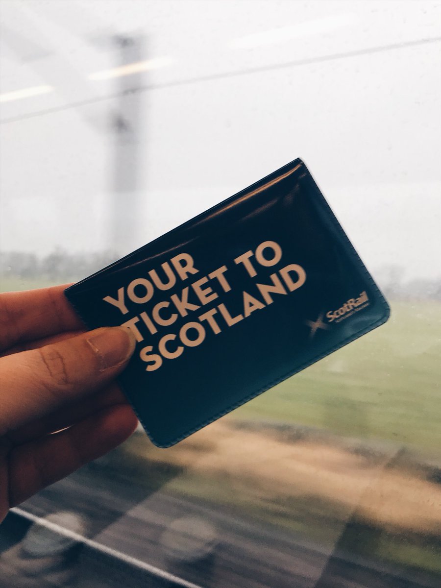 Happy Sunday! It’s a drizzly old one in Edinburgh but we’re up early on our way to Stirling for a day out with @myScotRail #UnlockScotland #MyScotRail