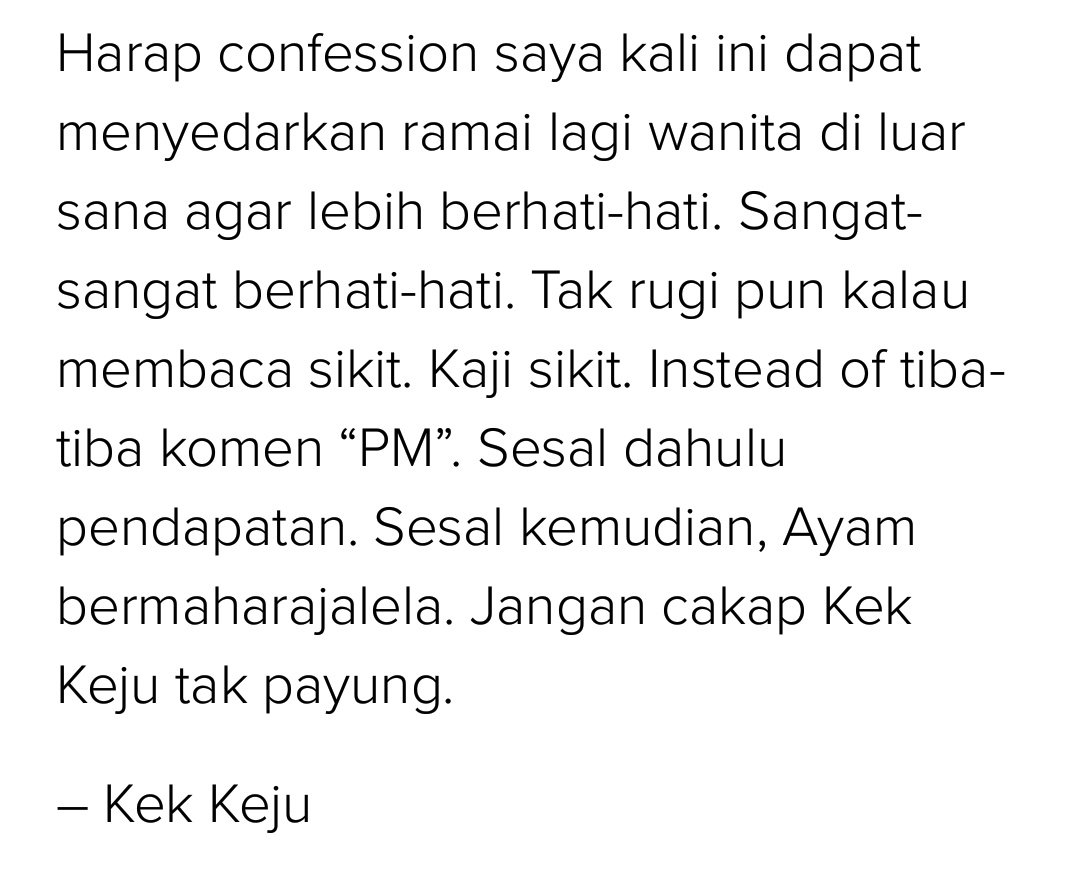 Iium confession bm