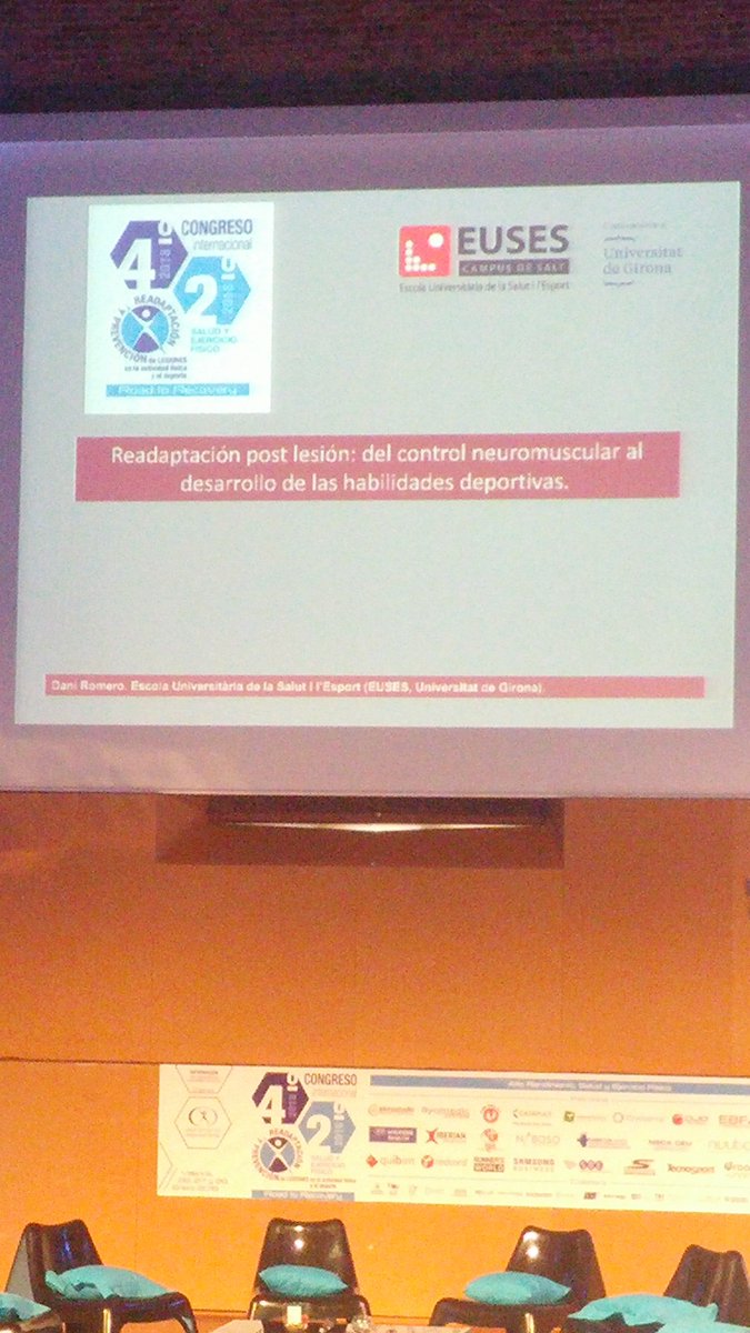 3° Jornada. Ponencia "Readaptación  post lesión: del control neuromuscular al desarrollo de las habilidades deportivas." 
#congresojam
#altorendimiento
#prevenciondelesiones
#readaptacióndelesiones
#aktivados #institutosaludydeporte