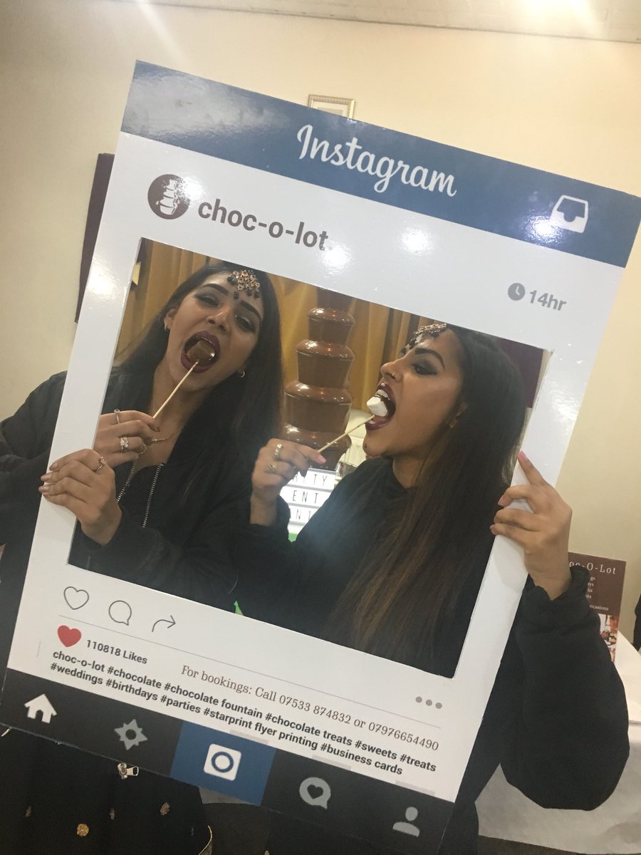 AzizZulf's tweet photo. @SonAashDancers @SonaliaKaur @aashanakaur1
The world famous #SonAash trying out #Choc-O-Lot Fountains & oh my did they love it or what, they even came back for more after their awesome performance
#ChocOLot #Weddings #Mendhi #Birthdays #Parties #Events #Fundays #charity https://t.co/ypLeu6HzGM