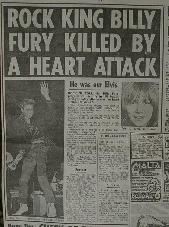 PierrePetrou's tweet photo. 28th January 1983 - Thirty-five years since #BillyFury died
His #music continues to give pleasure to millions
"He opened the door to our future." - @PaulMcCartney
"He was the #JamesDean of rock 'n' roll." - #CliffRichard
"Billy Fury had been a major role model." - @DavidBowieReal https://t.co/kH2ogsWm3d