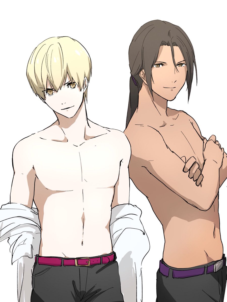 サッカー少年なお 朝日奈響也と雨宮仁が 筋肉を見せびらかす アニメ塗りのイラスト T Co 9ksil1belz 夢色カンパニーでお絵描き スロットメーカー