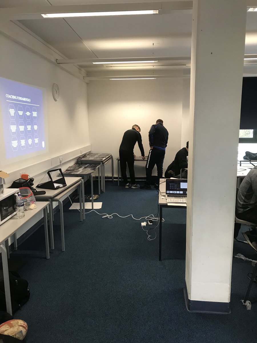 djhallworthing's tweet photo. To end a couple of busy weeks for me a fantastic FA L1 @SussexCountyFA group at @Oriel_PE. Love working with grassroots coaches in the community #grassrootscoaching #coacheducation #development #practicalplanning https://t.co/i36zzfTd6J