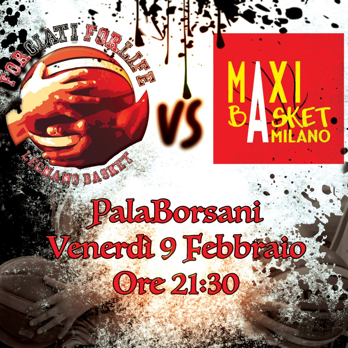 forgiatibk's tweet photo. Amichevole di lusso per i Forgiati che incontrano in due partite MaxiBasket Milano, squadra capitanata da Giorgio “Papo” Papetti. Prima partita venerdì 9 Febbraio alle 21:30 al PalaBorsani https://t.co/sBvss2PmN2 
#GoForgiati #Maxibasket #Basketball #KnightsMaster #Forgiati4Life https://t.co/eIBhucFZFh