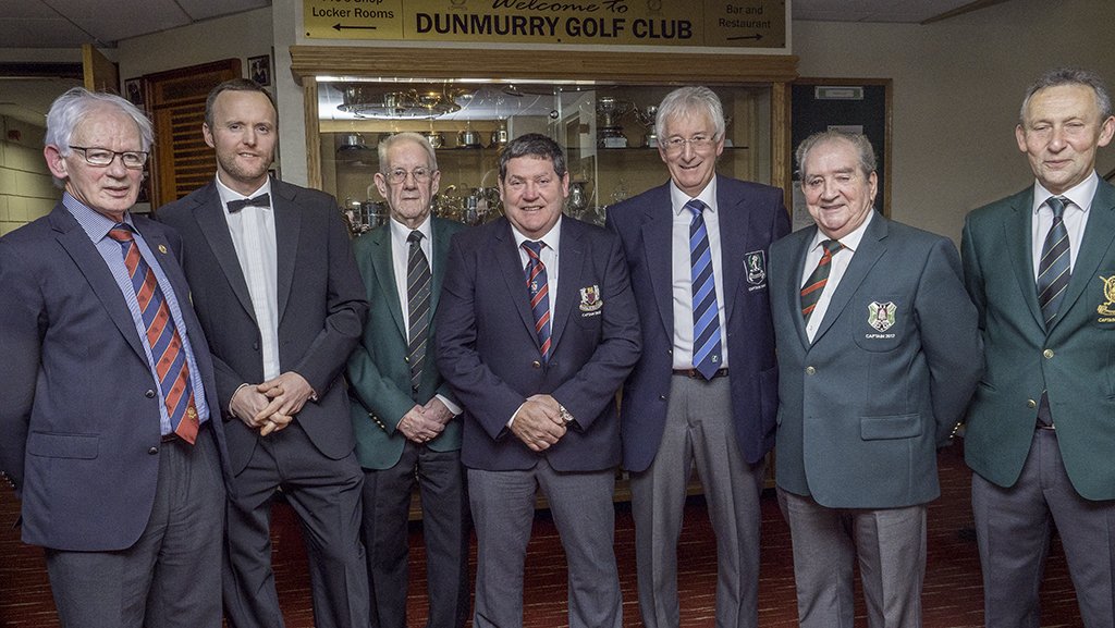 Great night <a href="/DunmurryGolf/">Dunmurry Golf Club</a> Mens Dinner with special thanks to Guest Speakers <a href="/MikeHoeyNI/">Michael Hoey</a> &amp; <a href="/TaggartJoel/">Joel Taggart</a> for making it a special occasion. <a href="/GUI/">Gui</a> President Peter Sinclair <a href="/KnockGolfClub/">Knock Golf Club</a> attended with Captains from <a href="/lisburngc/">Lisburn Golf Club</a> <a href="/balmoralgolf/">Balmoral Golf Club</a> <a href="/dundalkgolfclub/">Dundalk Golf Club</a> <a href="/Hermitagegolfc/">Hermitage Golf Club</a> 🥂⛳️