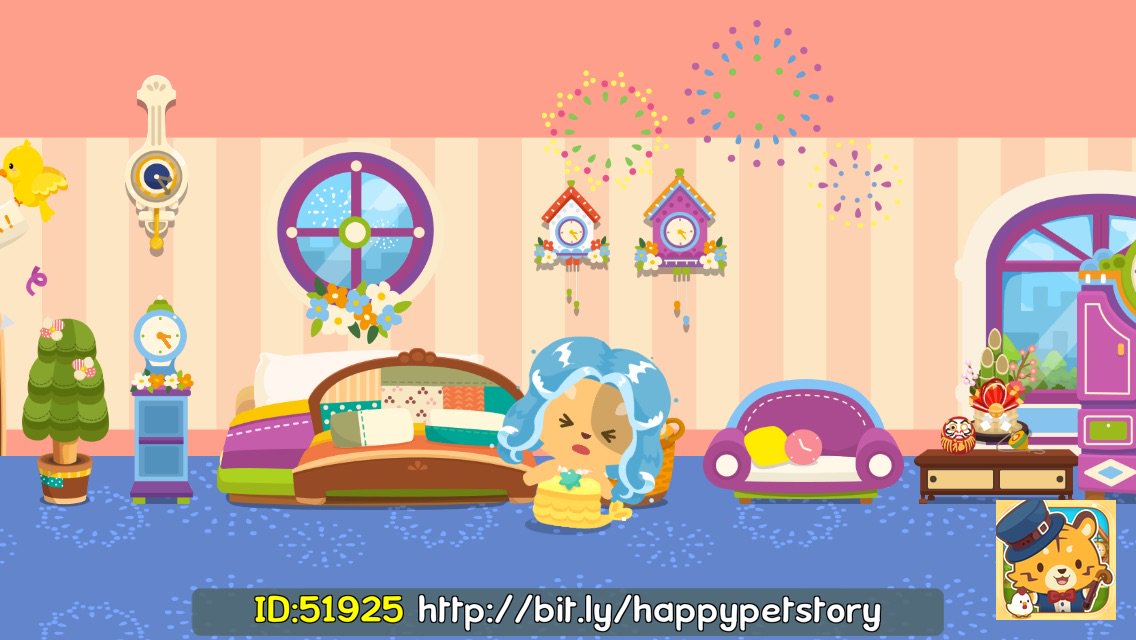 LoveLetter2Liam's tweet photo. Super Cute~! Addicted to #HappyPetStory! Use my Invite ID: 51925 for your FREE room. https://t.co/r0ka5Lr5Nw https://t.co/IjpSB9Uhyr