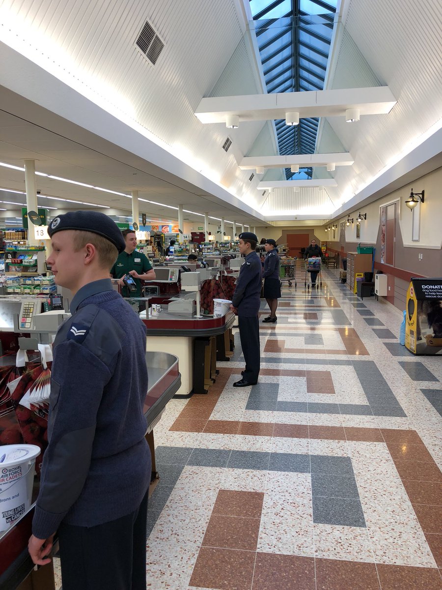 We’ve arrived at <a href="/Morrisons/">Morrisons</a> Oldham for our regional bag pack in aid <a href="/CLIC_Sargent/">CLIC Sargent</a> <a href="/aircadets/">RAF Air Cadets</a> #WhatWeDo