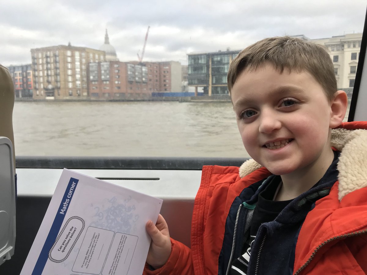 Animate2Educate's tweet photo. Digital Leaders from @LanchesterEP and @BirchwoodPrim are now enjoying a trip down The Thames on board @thamesclippers @TfL https://t.co/7STC88u11I