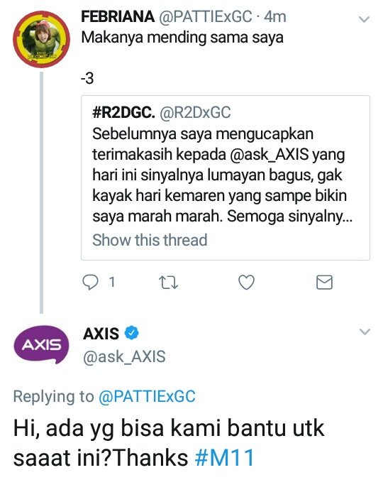 ozaimin's tweet photo. Salam untuk dirga dari axis

@R2DxGC https://t.co/OfuybBGjUF