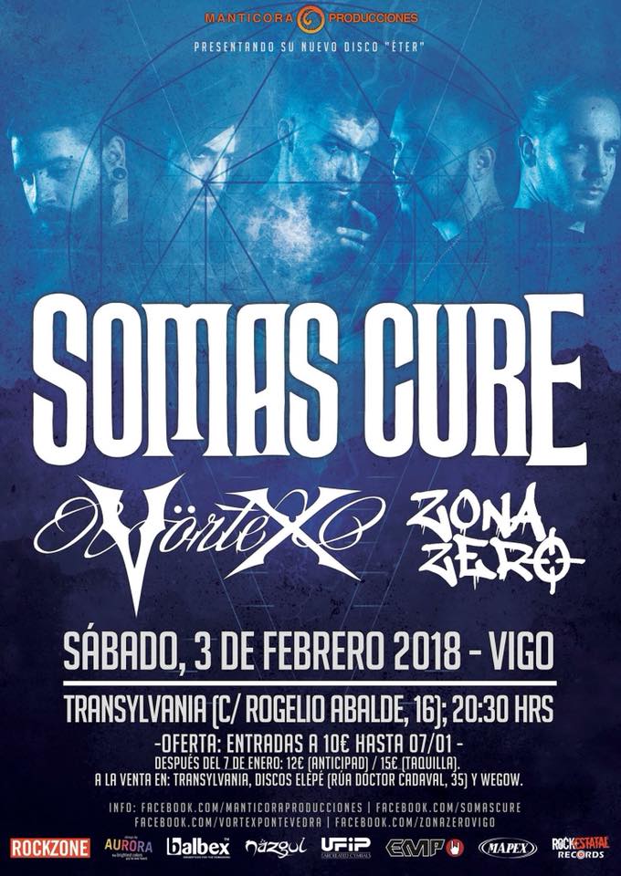 GalizaMetal's tweet photo. @SomasCure + @VortexOfficial + @zonazerovigo en el Transylvania, Vigo
https://t.co/WyNtBwZc25 https://t.co/1xGcQg37da