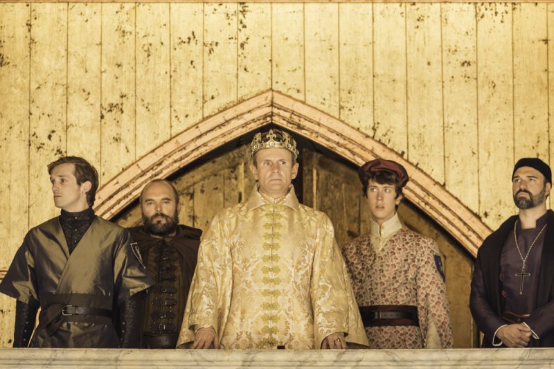 The_Globe's tweet photo. 'For God's sake let us sit upon the ground and tell sad stories of the death of kings...' #RichardII Act 3, Scene 2
#ShakespeareSunday https://t.co/2jABu9k7kv