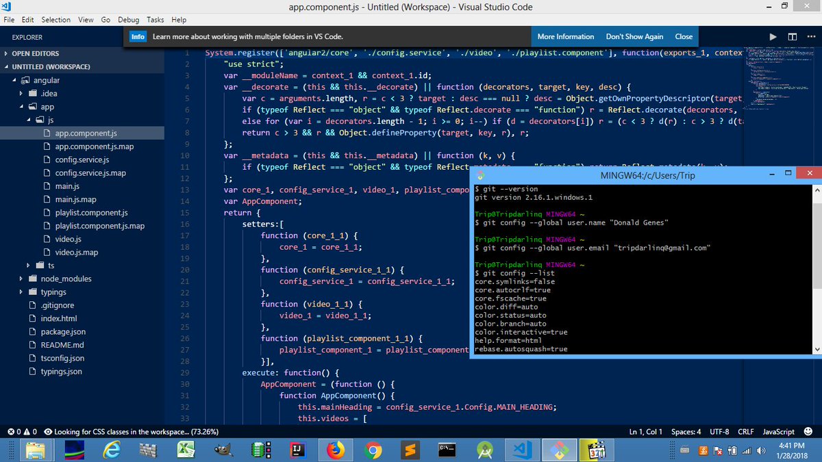 TripDarlinq's tweet image. Ain't nothing more profoundly fun than programming..GIT  and Vscode is actually Cool.. iThought some said GIT is difficult to use
#Yodee #Programming #Angular #Obasanjo