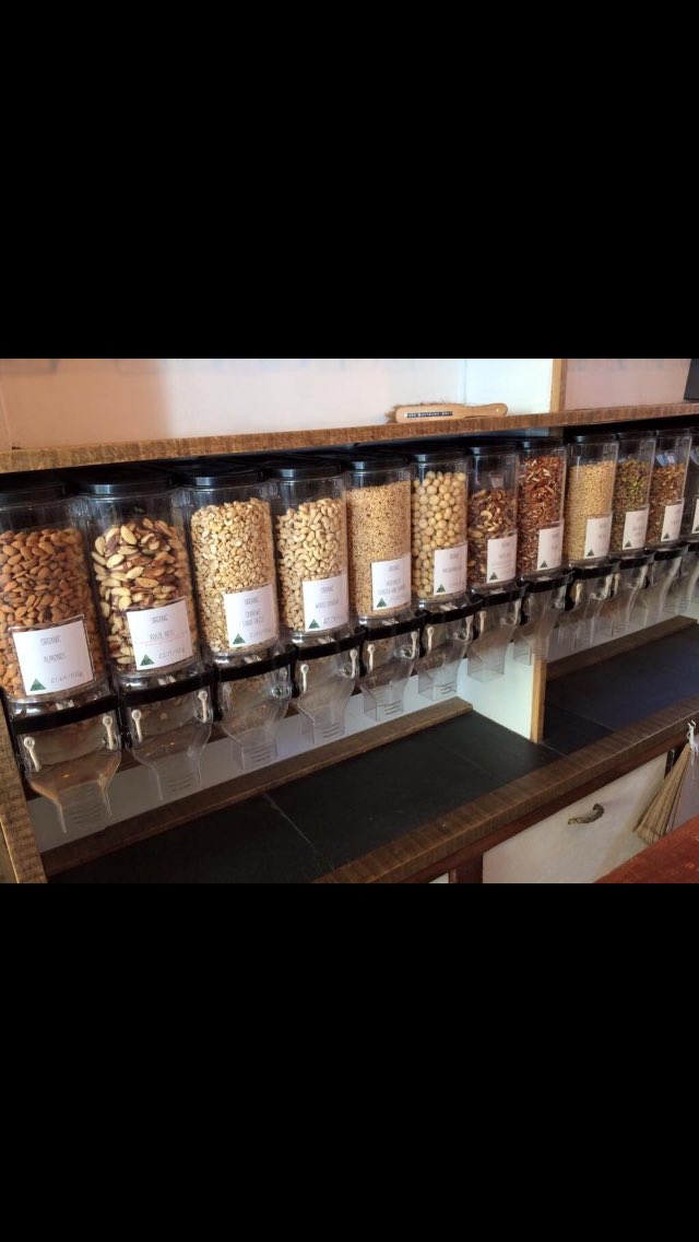 ✌🏼️So much love for the amount of positivity we received on yesterday's post! THANK YOU THANK YOU THANK YOU. It won't be long until shelves like this one in <a href="/Tesco/">Tesco</a> are replaced with ones like this one from our shop! 

#nuts #driedfruit #zerowaste #plasticsucks #totnes